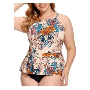 2 piece plus size bathing suit NWT